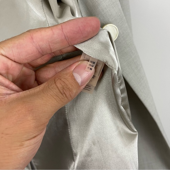 Elie Tahari Single Button Light Women's Career Blazer - Picture 5 of 8